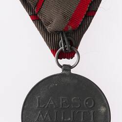 Medal - Wound Medal (Verwundetenmedaille), Austria, 1918 - Reverse