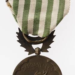 Medal - Dardanelles Medal (Medaille Commemorative des Dardanelles), France, 1926 - Reverse