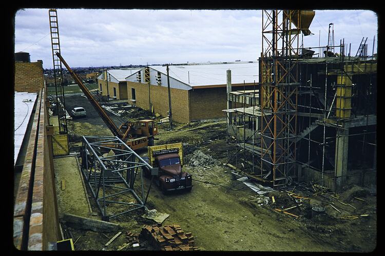 Kodak, Buildings Under Construction, Coburg, 1958