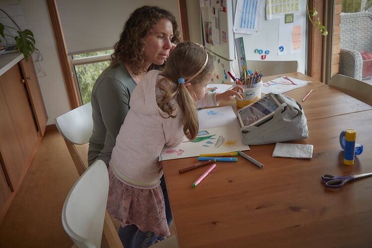 Home Schooling, Ocean Grove, 19 May 2020