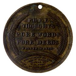 Medal - Coles Book Arcade Federation of the World, c.1885 AD