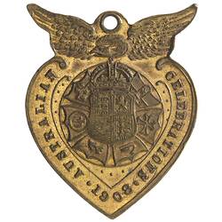 Medal - Visit of the US Fleet, Australia, 1908