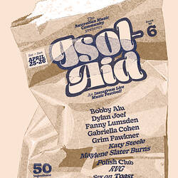 Isol-Aid Online Music Festival, Edition 6, Designed by Sebastian White, 25-26 April 2020