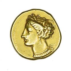 Coin - Shekel (Didrachm), Carthage, Tunisia, Ancient Greek States, 310-290 BCE