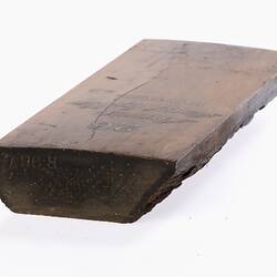 Timber sample. Horizontal.