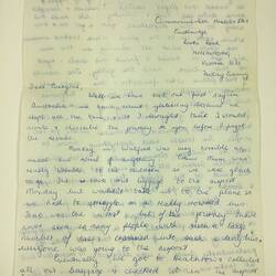 HT 55986, Letter - From Jean Austin To Family in England From Eastbridge Hostel, Nunawading 1971 (MIGRATION), Document, Registered