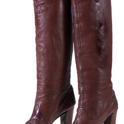 Boots - Mario Valentino, Terracotta Leather