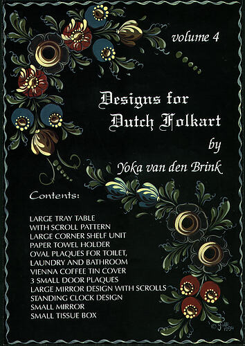 Reference Sheets - Hindeloopen Folk Art