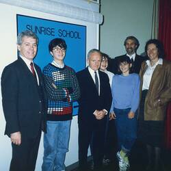 Digital Photograph - Sunrise Classroom Launch, Melbourne, 1988