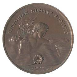 Australia, Medal for saving life, Reverse