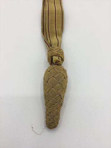 Woven sword knot.