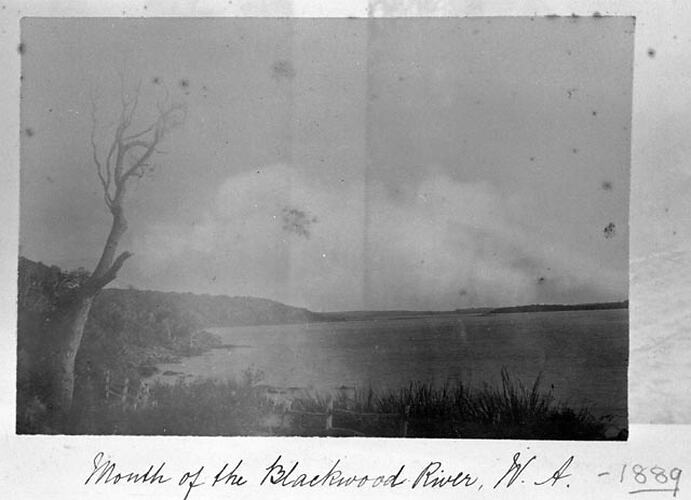 Mouth of the Blackwood River, W.A. 1889