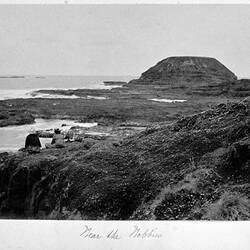 Photograph - 'Near the Nobbies', by A.J. Campbell, Phillip Island, Victoria, Mar 1902