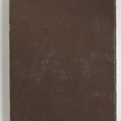 Brown cloth bound book.