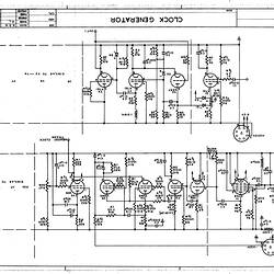 Schematic Diagram - CSIRAC Computer, 'Clock Generator', C22565, 1952-1955