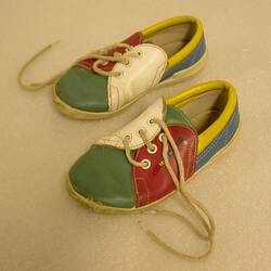 Pair of Shoes - Multicoloured Leather