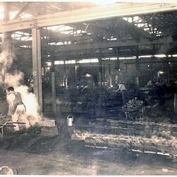 Photograph - H.V McKay Massey Harris, Factory Interior, Sunshine, Victoria, circa 1940