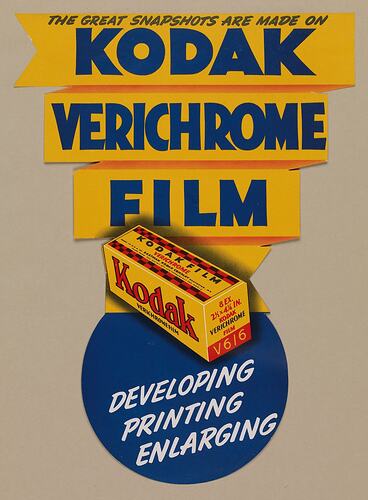Poster - 'Kodak Verichrome Film'