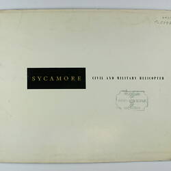 Descriptive Booklet - (The) Bristol Aeroplane Co. Ltd, 'Sycamore Civil & Military Helicopter', 1956