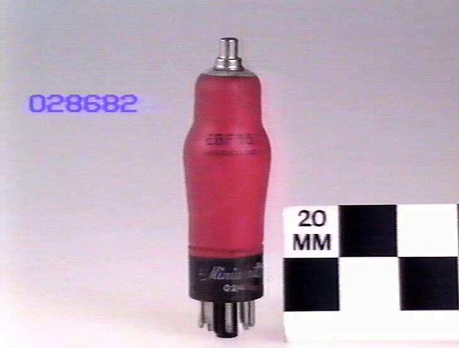 Electronic Valve - Philips, Double Diode Remote Cutoff Pentode, Type EBF35, c.1950