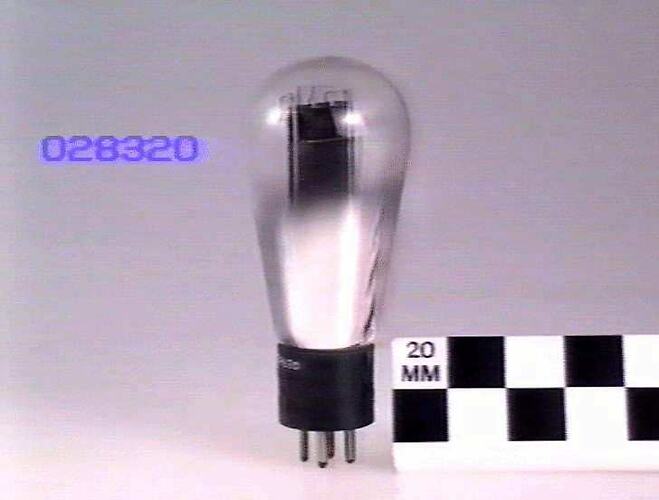 Electronic Valve - Cunningham, Diode, Type CX 381, 1927