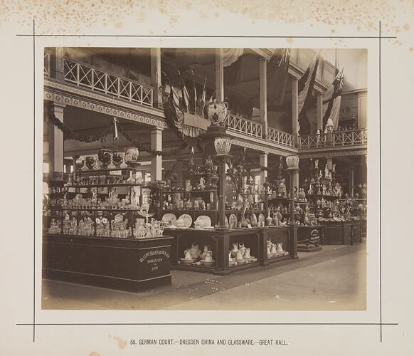 German Court - Dresden China and Glassware - Great Hall
