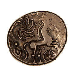 Coin - Stater, Catuvellauni, Ancient Britain, circa 35 BC (Reverse)
