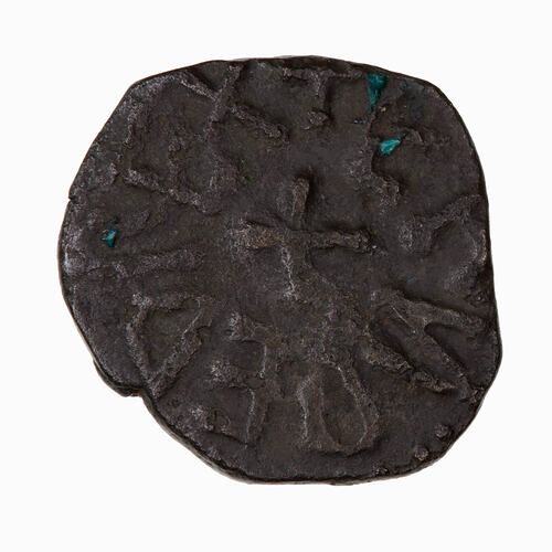 Coin, round, legend around central cross, text '+ EANRED REX'.