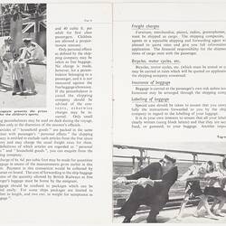 Booklet - Facts About Your Voyage to Australia, 1957