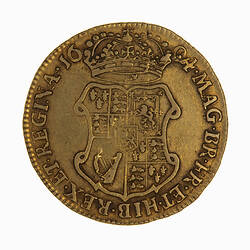 Coin - Guinea, William and Mary, Great Britain, 1694 (Reverse)