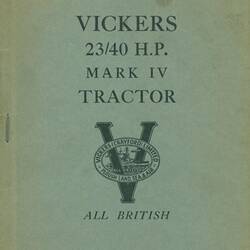 Vickers Mark IV Tractor