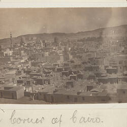 Photograph - 'A Corner of Cairo', Private John Lord, World War I, 1915