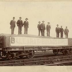 Photograph - H.V. McKay, Sunshine Harvester Shipment Bound for Argentina, Ballarat, Victoria, 1903