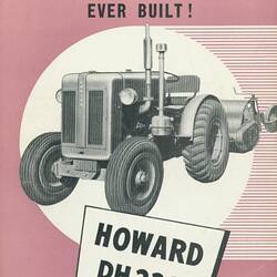 Descriptive Leaflet - Howard Auto-Cultivators, DH226 Tractor, Northmead, New South Wales, circa 1940
