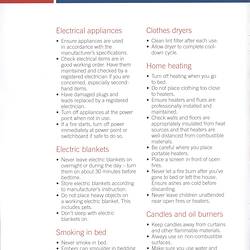 Book - 'Your Home Fire Safety', Country Fire Authority, Victoria, before Feb 2009