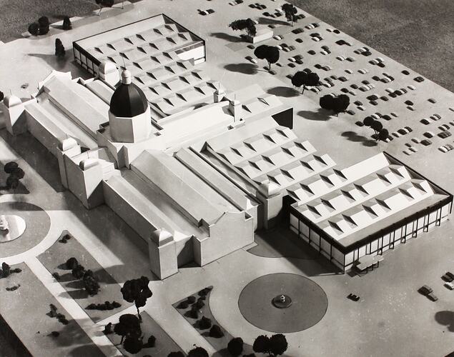 Photograph - 3D Model of Exhibition Building, Melbourne, circa 1979