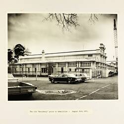 Photograph - The Old 'Residency' prior to demolition, Royal Exhibition Building, 30 Aug 1971