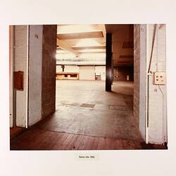 Photograph - Former Doorway to Stadium Annexe from Great Hall, Royal Exhibition Building, Melbourne, 1982