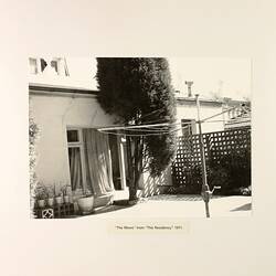 Photograph - 'The Mews' from 'The Residency', Exhibition Building, Melbourne, 1971