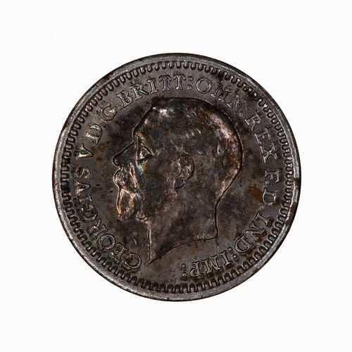 Coin - Penny (Maundy), George V, Great Britain, 1932 (Obverse)