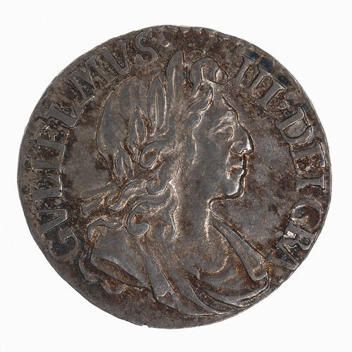 Coin - 1 Penny, William III, England, Great Britain, 1698 (Obverse)