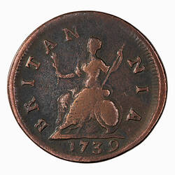 Coin - Farthing, George II, Great Britain, 1739 (Reverse)