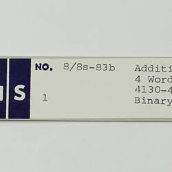 Paper Tape - DECUS, '8/8s-83b Additions to CDP, 4 Word, 4130-4177, Binary', circa 1968
