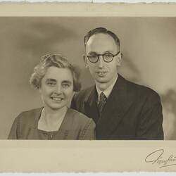 George & Gertie Palmer, England, circa 1947