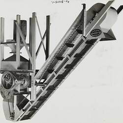 Photograph - Schumacher Mill Furnishing Works, 'Feeding Elevator', Port Melbourne, Victoria, circa 1940s