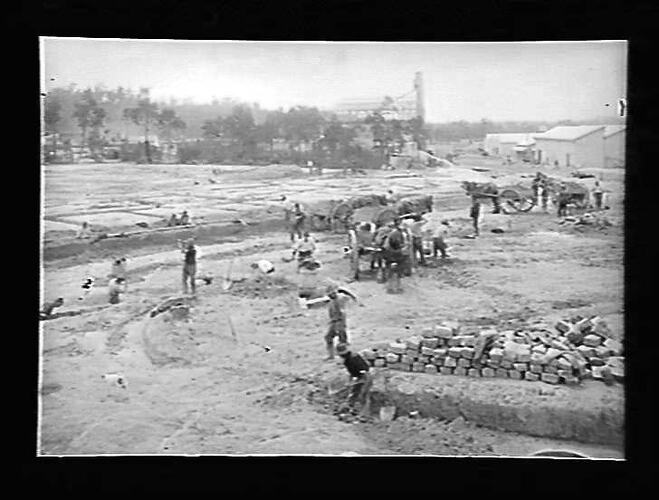 [Construction site at Yallourn, early 1920s]