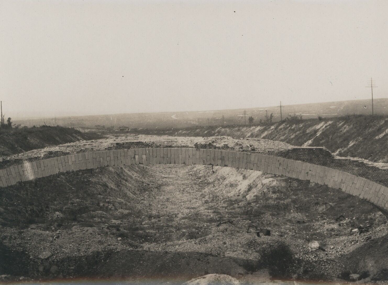 Photograph 'Stone Bridge, Somme, Near St Quentin', France, circa 1918