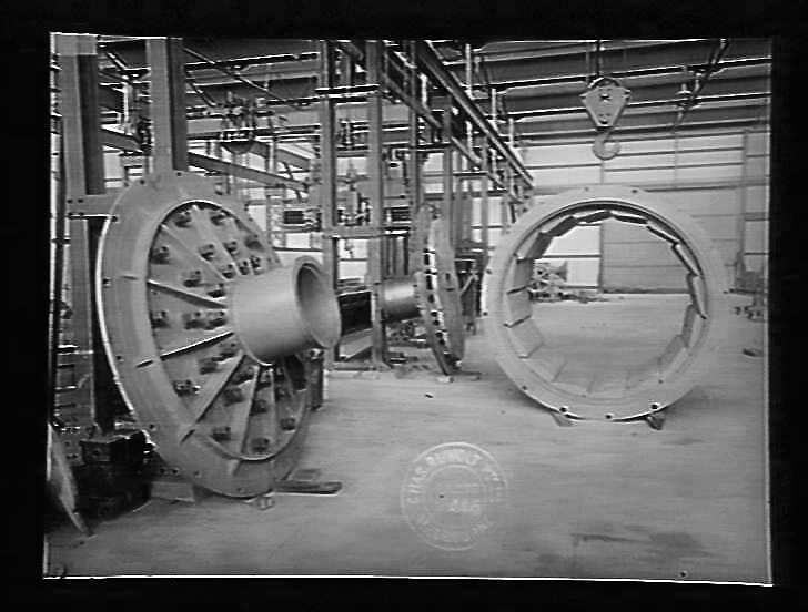 Glass Negative Trunnions and Shell Showing Liners, Chas Ruwolt Pty Ltd, Engineering Products