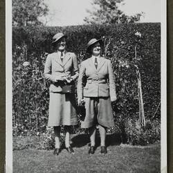 Photograph - Portrait of Nell Duncanson and Mereweather, Egypt, World War II, 1939-1943