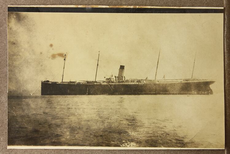 Photograph - Steamship, Driver Cyril Rose, World War I, 1916-1919